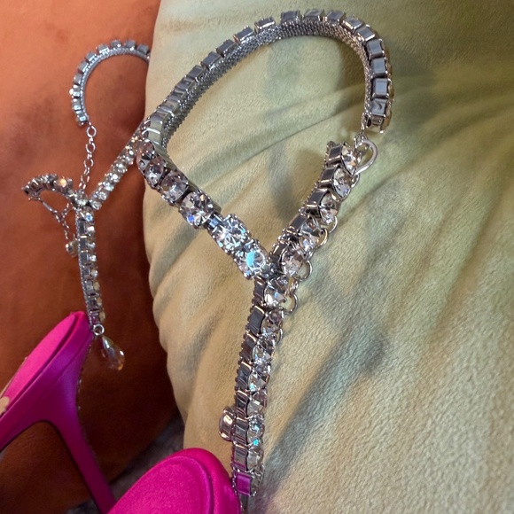 Jimmy Choo Saeda 100 Fuschia 36.5 BRAND NEW - Picture 3 of 9